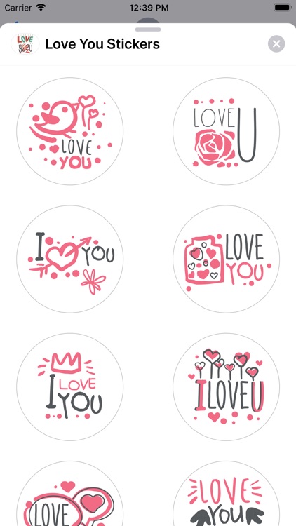 Love You Sticker Pack screenshot-4