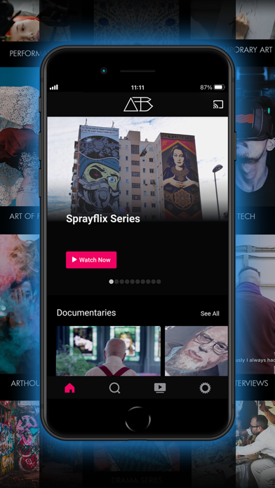 ArtBrowser TV Screenshot