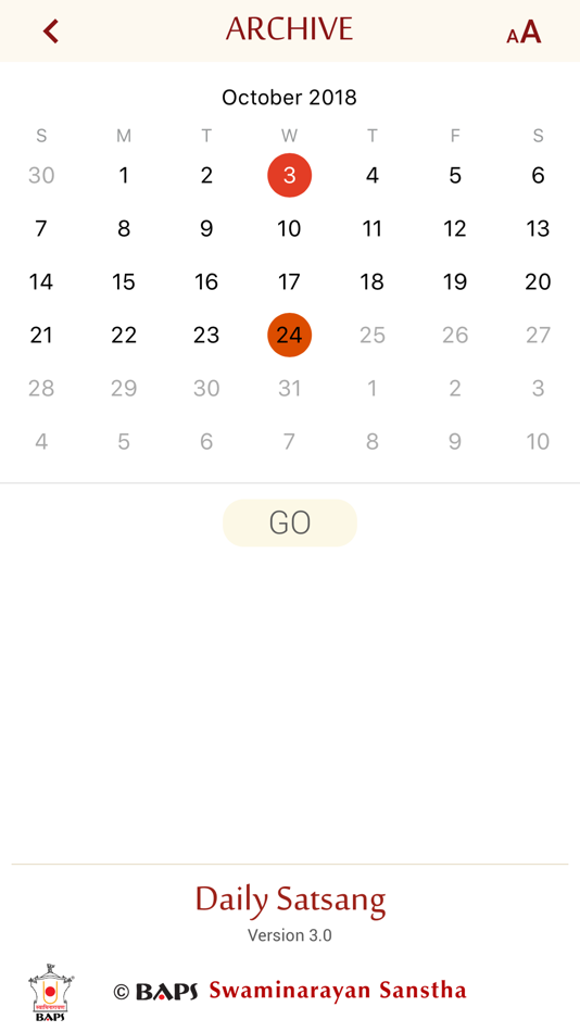 #5. Daily Satsang (iOS) Podle: BAPS Swaminarayan Sanstha