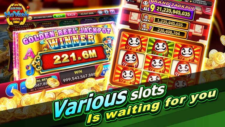 Slots GoldenHoYeah-Casino Slot screenshot-3