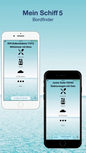 Mein Schiff 5 Bordfinder