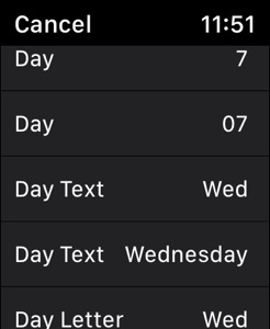 DateGlance - Complication screenshot #4 for Apple Watch