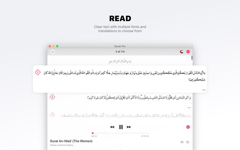 quran pro: muslim iphone screenshot 4