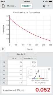 vernier spectral analysis iphone screenshot 3