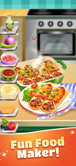 Game screenshot Burrito Maker Food Cooking Fun mod apk