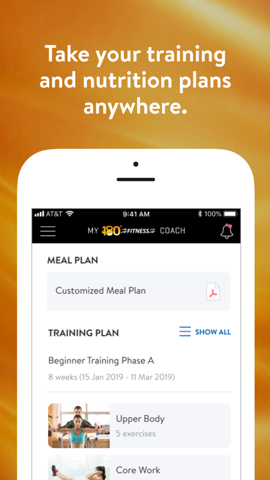 My 180Fitness Coach Screenshot