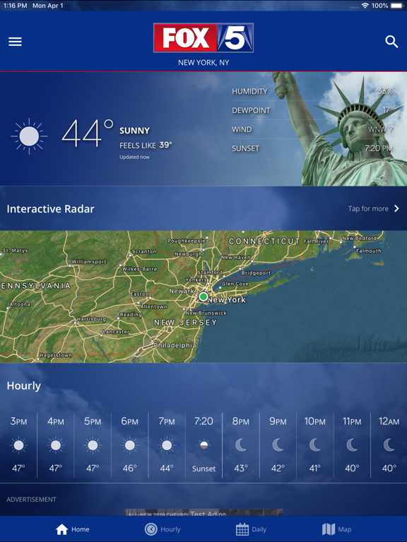 Screenshot #4 pour FOX 5 New York: Weather