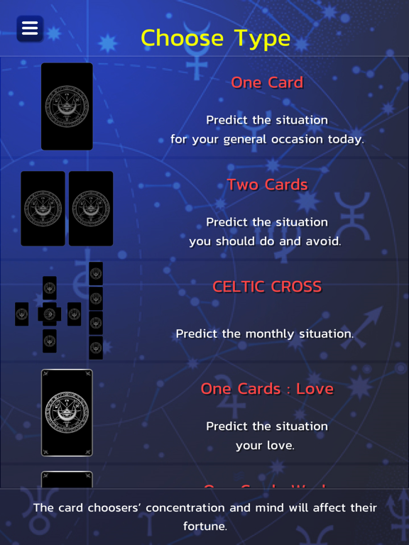 Tarot Card Reading Plus iPad screenshot 4 - Entertainment app