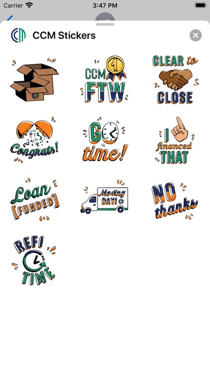 CCM Stickers