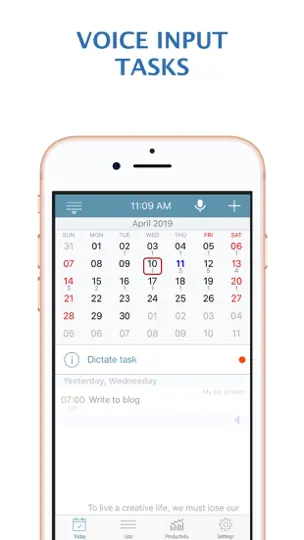 Calendar Reminders Time Notes iPhone Ekran Görüntüsü 2