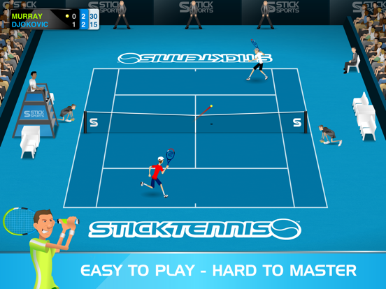 Stick Tennis iPad app afbeelding 1