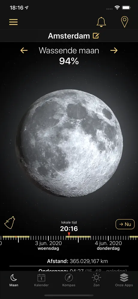 De schijngestalten van de maan