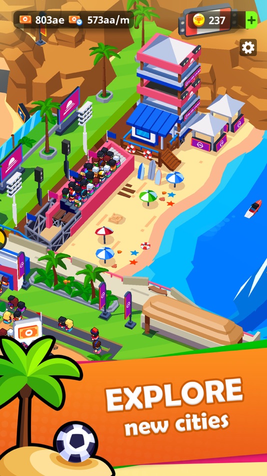 #2. Sports City Tycoon: Idle Game (iOS) بواسطة: Pixo Games