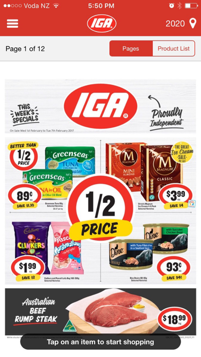 IGA Australia Screenshot