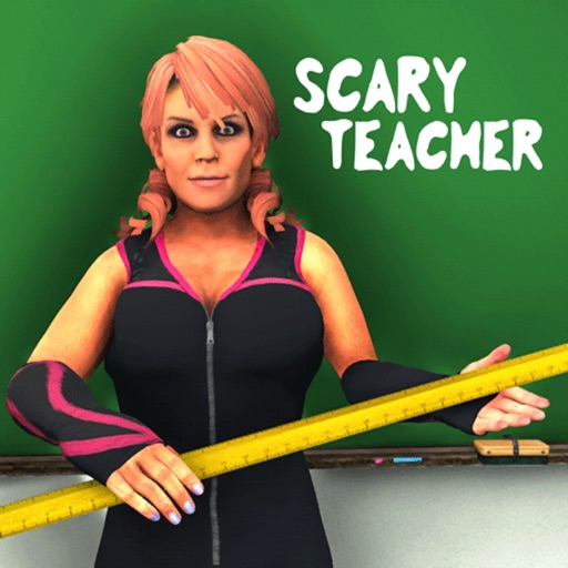 邪恶的恐怖老师3D游戏logo