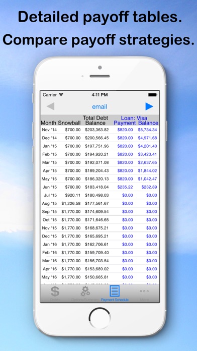 Debt Snowball Pro - Pay Debt Screenshots