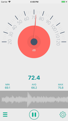 Sound Meter - Decibel Meter ! screenshot 3
