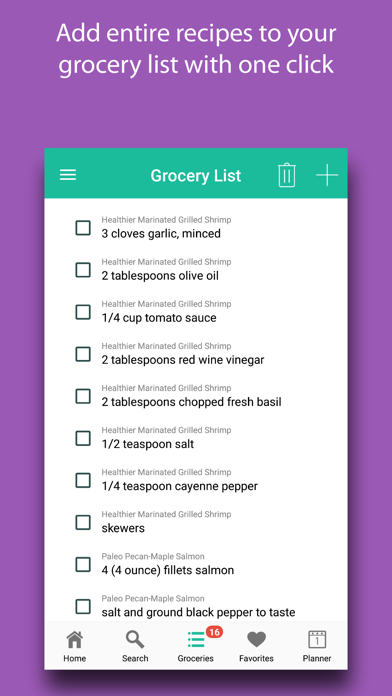Paleo Recipes & Meals Screenshot