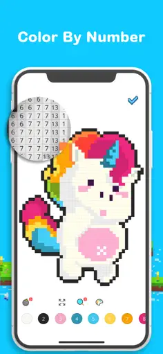 Voxel - 3D Color by Number & Pixel Coloring Book - Screenshot 2