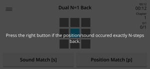 Dual N-Back - Train of Thought screenshot #7 for iPhone