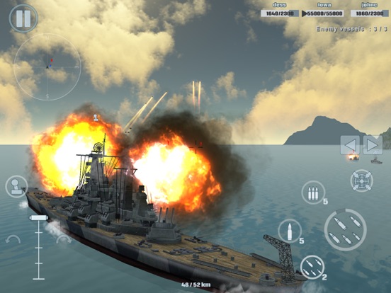 WarShip War Navy Fleet Combatのおすすめ画像1