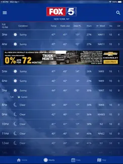 FOX 5 New York: Weather iPad image 3