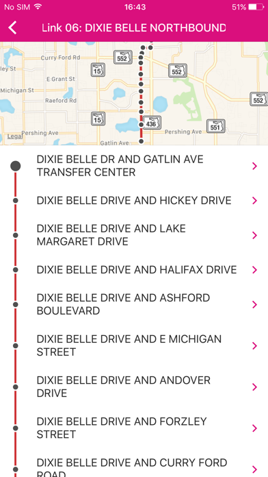 LYNX Bus Tracker by DoubleMap Screenshot