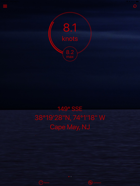 BoatSpeed: Course & Speed iPad screenshot 5 - Navigation app