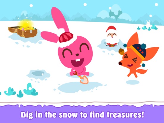 Screenshot #6 pour Purple Pink Snowy Day