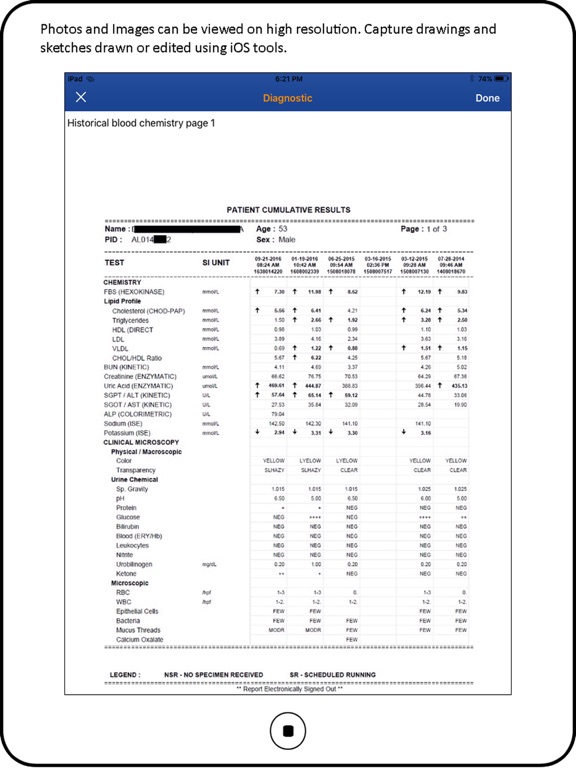 DRNotesMD iPad screenshot 5 - Medical app