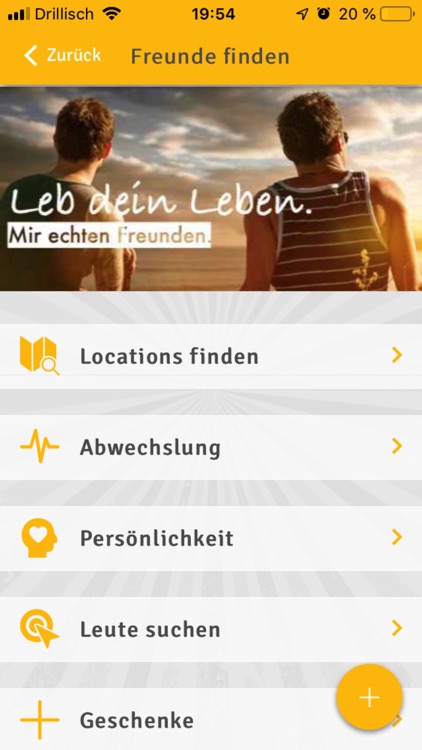 Neue Freunde finden