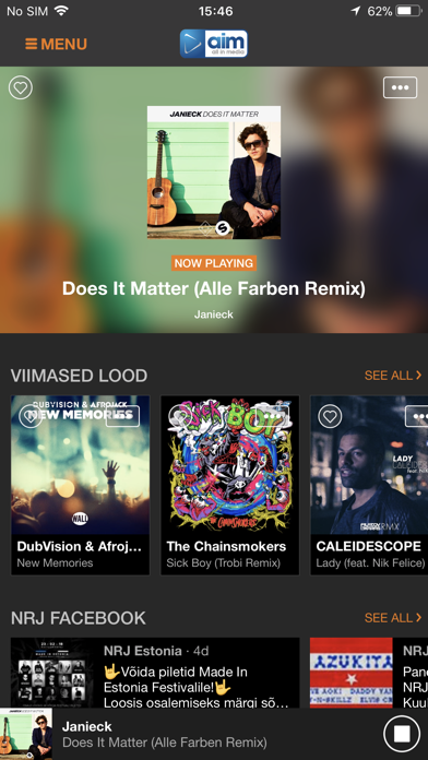 AIM Radio Screenshot