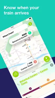 Guangzhou Metro Route planner iphone bilder 3