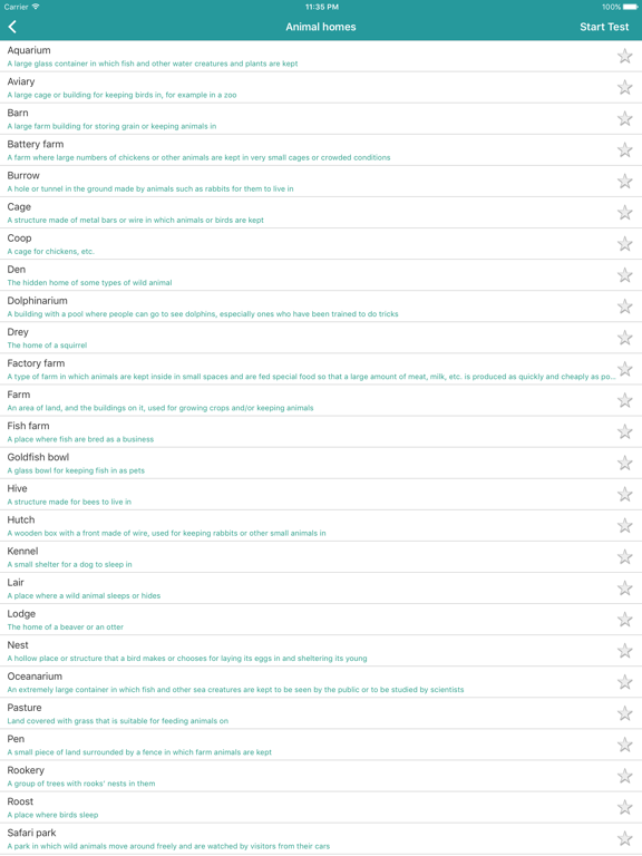 Screenshot #6 pour English Vocabulary With Topics