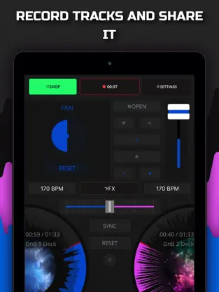 Captura de Pantalla 4 DJ Control-Virtual music mixer iphone