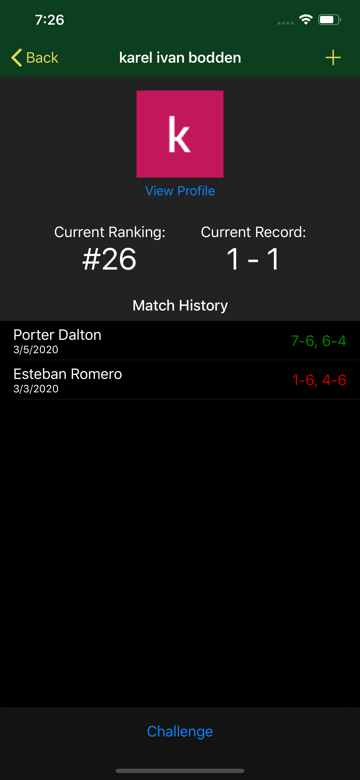 Tennis Ladders screenshot 3
