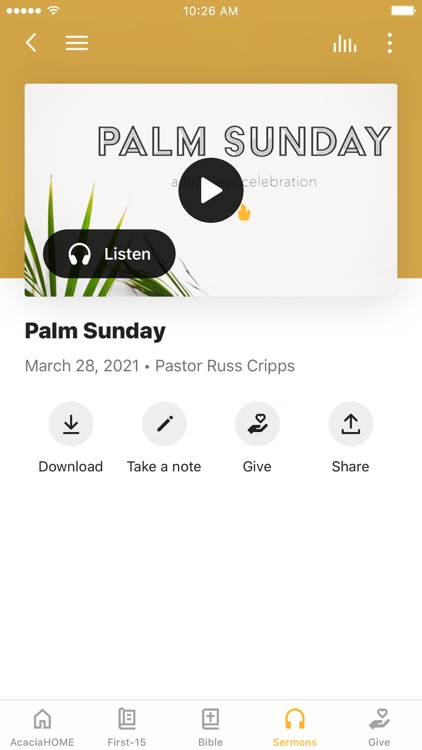 Acacia Church App