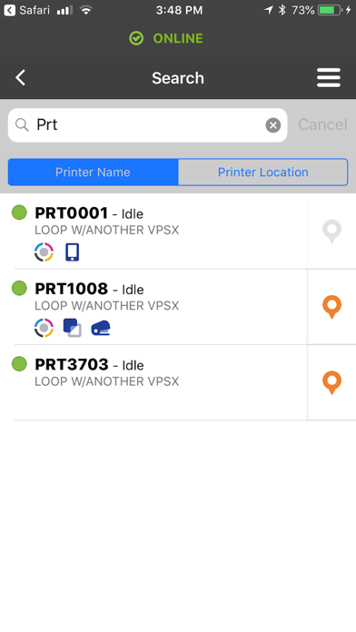 How to cancel & delete VPSX Print for BlackBerry from iphone & ipad 4