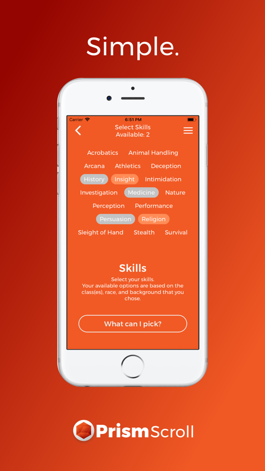 #2. PrismScroll - Character Sheet (macOS) 由: Samuel Harmon