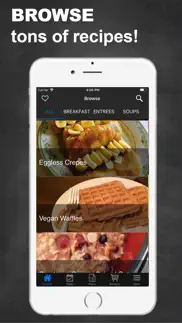 vegan recipes: meals & more iphone screenshot 1