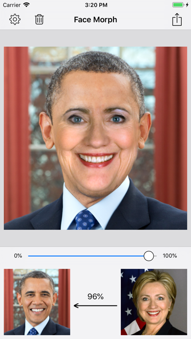 Screenshot #2 pour Face Morph - Morph 2 Faces