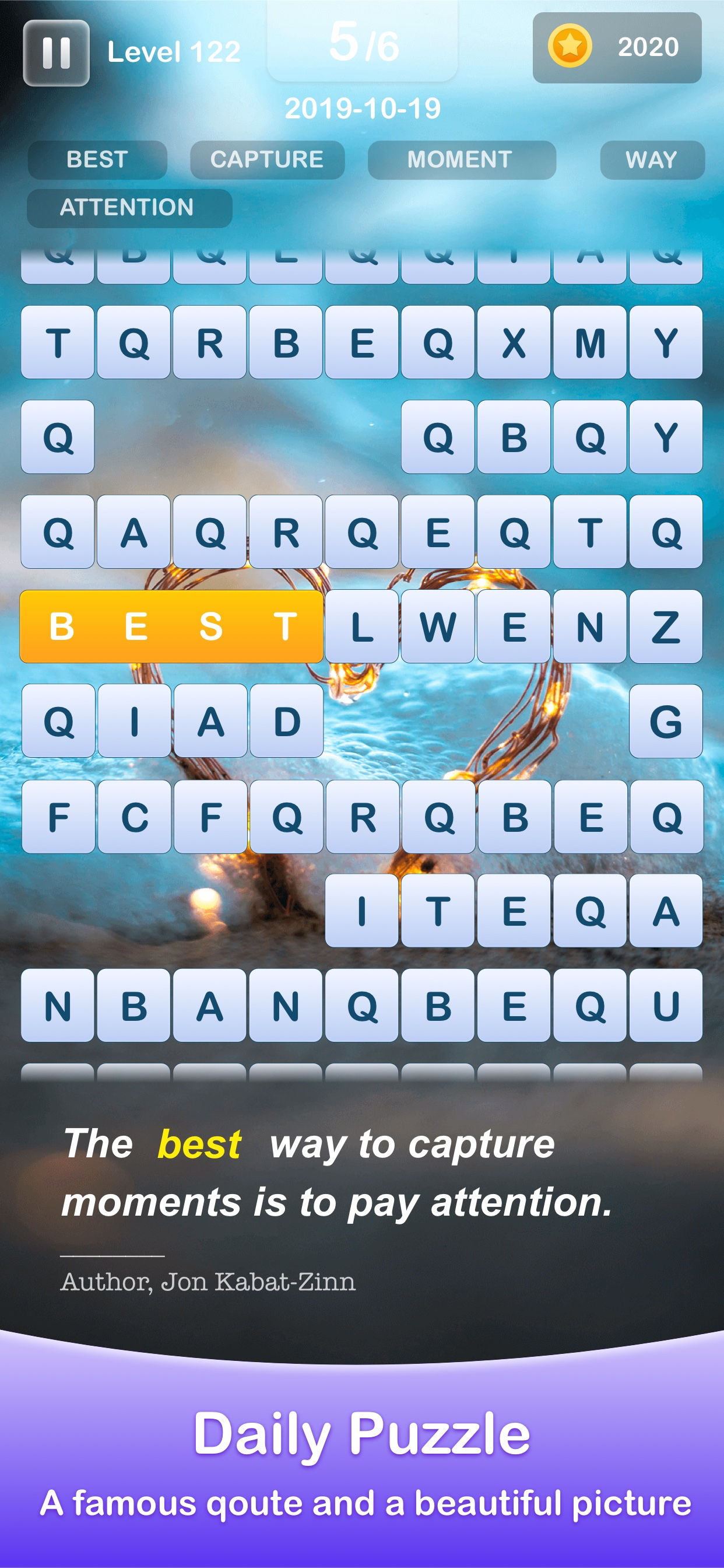 Scrolling Words: Word Games