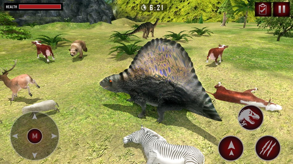 #5. Primal Dinosaur Simulator 2018 (iOS) Podle: BigCode Games Pvt Ltd