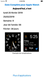 full date for watch iPhone Captures Décran 1