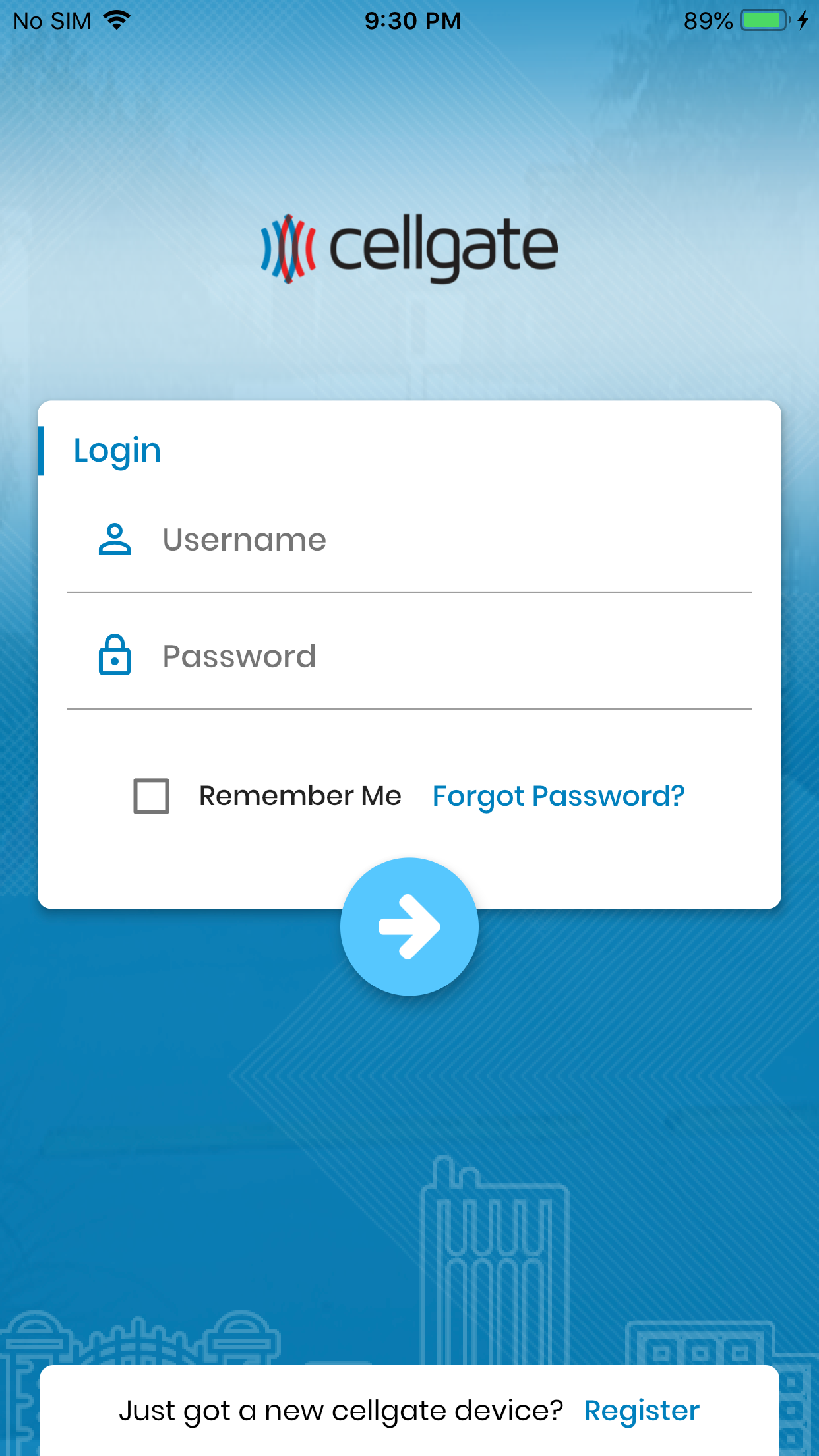 CellGate Mobile Connect screenshot 2