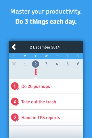 Do 3 Things: Daily Habit Goalsのおすすめ画像1
