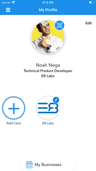 Screenshot #2 pour Circle - Digital Business Card