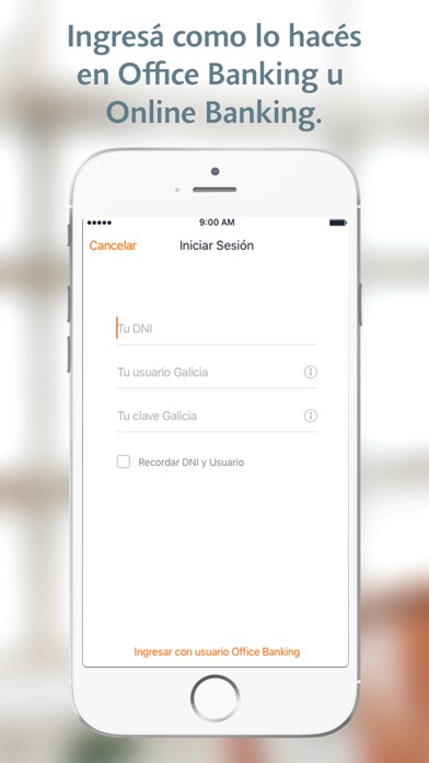 Galicia Office - Empresas Screenshot