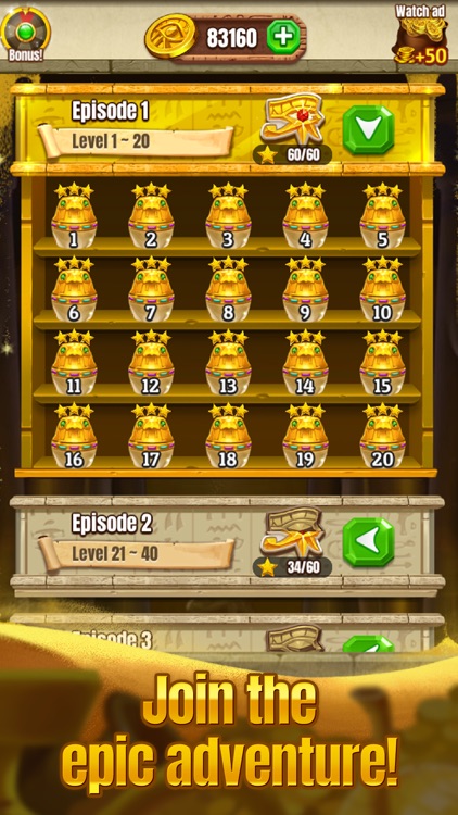 Pharaoh's Fortune Match 3 screenshot-5