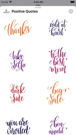 Positive Quotes Stickers iPhone image 4